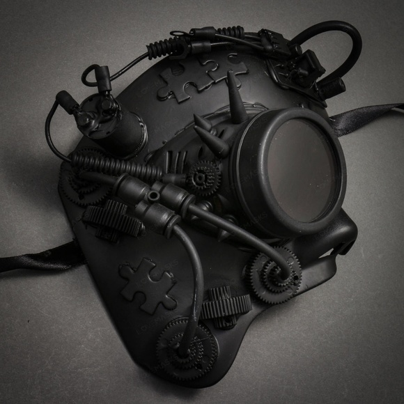 Phantom the Opera Steampunk Goggles Mask Masquerad - Picture 3 of 3